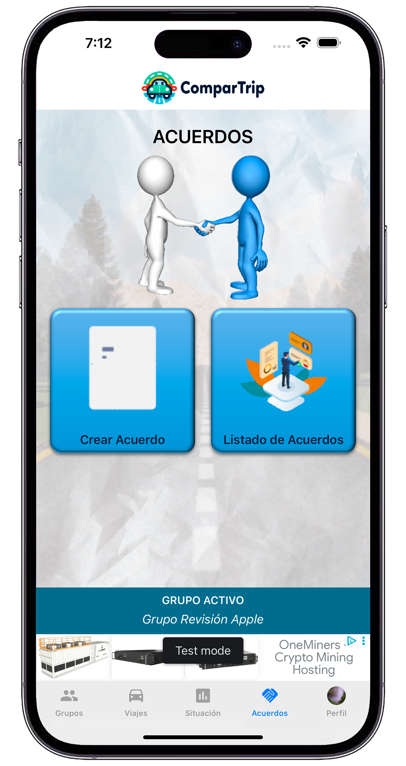 Creación de un acuerdo